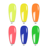 ICE NOVA Collection Laitée Blanche Très Populaire 6 Couleurs Vernis à Ongles Gel OEM Personnalisé Marque Privée Bouteilles de 10ml Design Gratuit