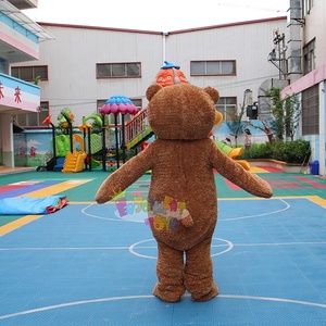 Costume de mascotte <span class=keywords><strong>Ted</strong></span> marron de personnage de dessin animé <span class=keywords><strong>TV</strong></span> bon marché de haute qualité à vendre - Product Image 2