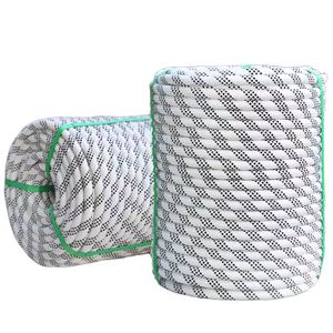 <span class=keywords><strong>Corde</strong></span> de sécurité statique <span class=keywords><strong>avec</strong></span> <span class=keywords><strong>mousqueton</strong></span>, en nylon haute résistance Kernmantle, pour le sauvetage, Chine - Product Image 4