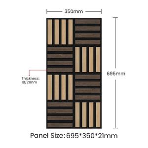 Akupanel moderne haute performance Panneau insonorisant à diffusion sonore <span class=keywords><strong>60x60</strong></span> Panneau acoustique 3d avec remplissage en fibre de polyester - Product Image 3