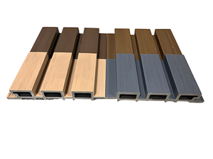 Panneau mural WPC moderne, imperméable, rainuré, pour extérieur, revêtement extérieur rayé, pour jardin, bâtiment, mur TV, hôtel, balcon, <span class=keywords><strong>terrasse</strong></span> - Product Image 2