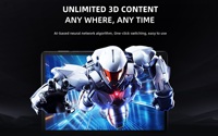 Écran 3D à vision directe 4K FHD portable de 15,6 pouces, 60 Hz, écran lenticulaire, caméra de suivi oculaire intégrée, OEM pour intérieur