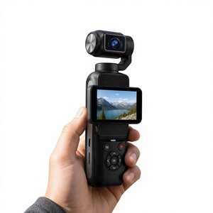 Caméra stabilisée de poche YD07 4K 30fps 330 °   Caméra de vlog avec suivi du visage par IA, stabilisation électronique de l'image (EIS) 6 axes, écran tactile de 2,2 pouces, OEM, FCC, ROHS - Product Image 5