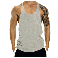 Gilet de sous-vêtements blanc pour hommes, body dos en Y, fabrication de sous-vêtements