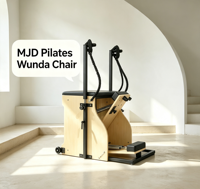 Chaise Wunda de Pilates MJD pour usage domestique, équipement d'entraînement au design humanisé pour l'entraînement physique autonome à domicile