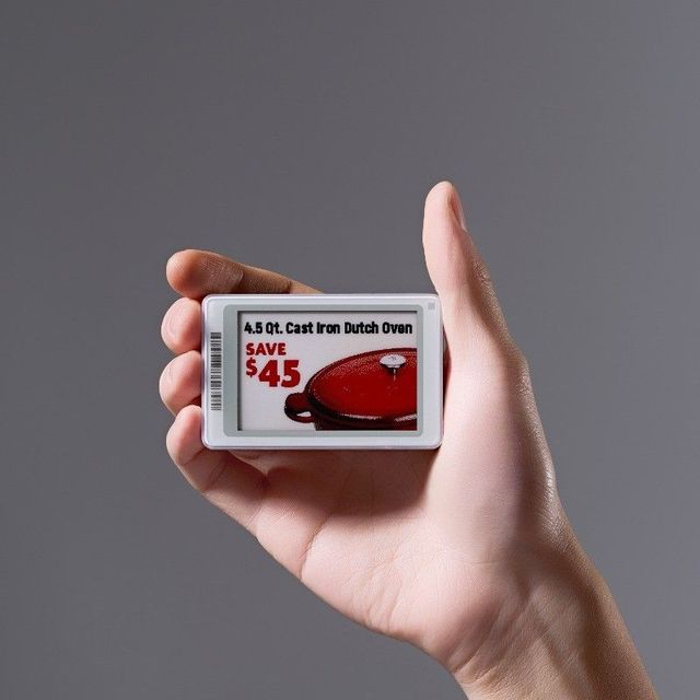 Zkong Esl Digital Price Tags E Ink Display Electronic Shelf Label for Supermarket Easy Reading EAS System