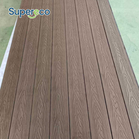 WPC-Terrassendielen Moderne 3D-Holzoptik Wasserdicht & Korrosionsbeständig Außenbodenbelag für Schwimmbäder & Gärten