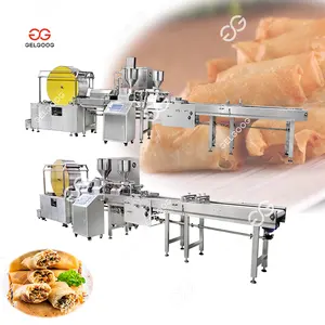 เครื่องจักร Gelgoog เครื่องลูกกลิ้ง Lumpia สายการผลิตม้วนสปริงเวียดนามเพื่อการพาณิชย์