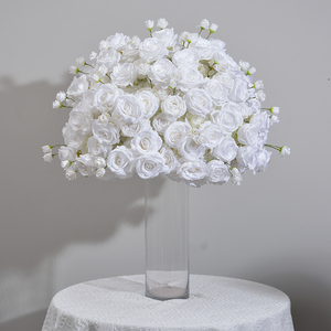 Bola de flores de lujo para arreglos de boda, Bola de flores artificiales de color rosa, Bola de flores de 50 70cm - Product Image 3