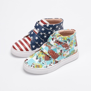 Baskets montantes imprimées pour enfants Chaussures pour tout-petits garçons et filles Cadeau Fête Anniversaire Noël Halloween - Product Image 5