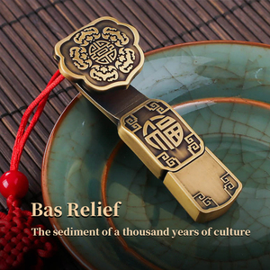 Ổ <span class=keywords><strong>Usb</strong></span> Flash Phong Cách Trung Quốc Logo16g Quà Tặng Doanh Nghiệp Sáng Tạo 32G Đĩa Flash Hoài Cổ 64G Bằng Kim Loại - Product Image 3