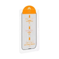 Protection d'écran en verre trempé 2.5D pour iPhone 16 13 Pro Max, installation facile, kit de retrait sans poussière, téléphones mobiles