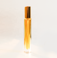 Fond épais Vintage 10ml Mini rond carré clair bouteilles de parfum rechargeables 10ml échantillon de qualité verre parfum décants 10ml