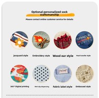 Chaussettes personnalisables en bambou tricoté, respirantes, écologiques, anti-bactériennes, confortables, avec logo, pour enfants, jeunes, hommes et femmes