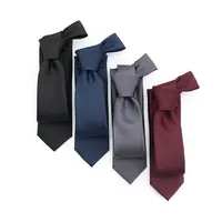 شين لي برقبة ODM التعادل أربعة الألوان المتاحة Cravata المنسوجة رابطة عنق جاكار رجالي رباط العنق الحريري طويلة لحفل الزفاف