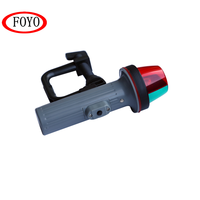 Foyo Marine Boat LED Portable bi-couleur Port tribord gonflables Navigation lumière à piles pince de montage