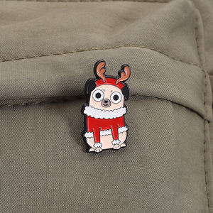 Металлическая брошь в виде собаки - Product Image 3