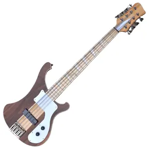 Flyoung 8 strings electric Bass Guitar Factory High QUality Guitars Walnut Body Neck Through body bass