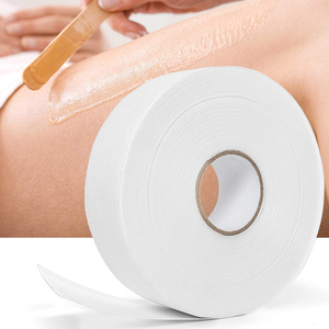 Tiras de <span class=keywords><strong>cera</strong></span> depilatoria de tela no tejida para <span class=keywords><strong>mujer</strong></span> para uso en salón de belleza Depilación <span class=keywords><strong>facial</strong></span> y corporal - Product Image 1