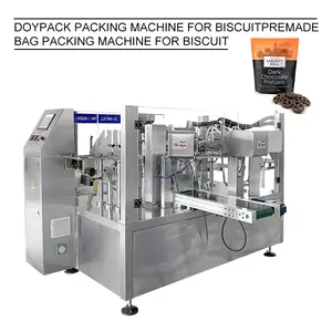 Volautomatische Multihead Weger Biscuit Vffs Machine Kussenzak Crackers Vffs Granule Verpakkingsmachine