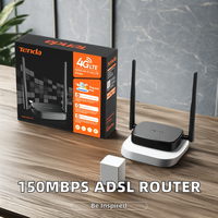 N300 Router Wi-Fi 4G LTE 300Mbps Tenda 4G03 pro, Router Wi-Fi dengan 3900 + kartu SIM kurir