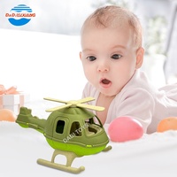 Jouet hélicoptère en plastique en forme d'avion, pour jeux en extérieur et en intérieur, en matériau écologique, jouet éducatif pour enfants
