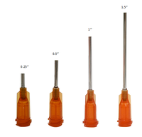 Aiguilles à distributeur de colle, pièces, jetables, en plastique, téflon, vente en gros