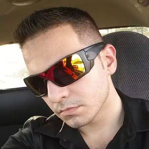 Lunettes de soleil de cyclisme enveloppantes personnalisées avec logo 2025, mode homme femme, protection UV400, style Y2K punk, verres monobloc - Product Image 4