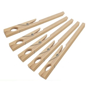 Wood Bamboo Test Tube Clamp 18cm Length Sturdy Lab Holder <b>Clip</b> For Laboratory Equipment Testing <b>Tool</b> - Product Image 1