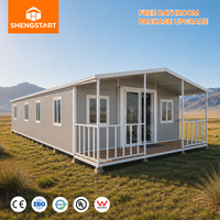Maison conteneur extensible moderne de luxe de 40 pieds |   Appartement Modulaire Préfabriqué Pliable et Portable, Capsule Hôtelière, Villa, Chambre, École
