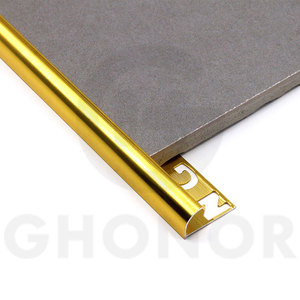 Profili in Lega di Alluminio King Hole, Profili Estrusi per Angoli di Pareti di Case e Hotel, Profili in Alluminio per Bordi Piastrelle 12mm, Sudafrica - Product Image 1