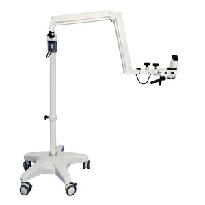 Microscope opératoire <span class=keywords><strong>binoculaire</strong></span> sur pied pour hôpital, grossissement 3X-12X, microscope opératoire ophtalmique mobile - Product Image 1