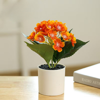 Fleurs Artificielles Réalistes Faites à la Main, Plantes Vertes Mixtes en Pot, Décoration Intérieure Moderne et Tendance, 50 Pièces