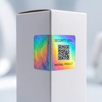 Étiquettes holographiques imperméables en rouleau |   Autocollants holographiques arc-en-ciel personnalisés au laser pour flacons de parfum, de rouge à lèvres, de cosmétiques et boîtes cadeaux
