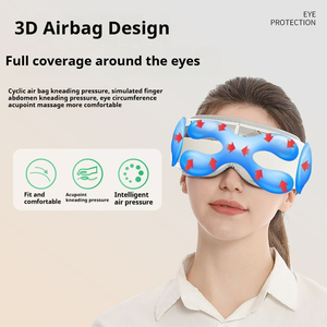 Equipo de masaje de acupuntura de diseño de moda Insertar-Conexión de música Presión de aire Ojos Calefacción Compresión Masajeador de ojos