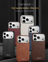 Étui de téléphone magnétique de haute qualité en TPU+PC, anti-empreintes digitales, antichoc, avec fonction de dissipation thermique pour 13/14/15/16/17 Pro Max