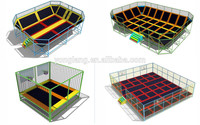 Nuevo Trampolín Rectangular Profesional Mini, Equipo de Fitness para Interiores, Marca YONGLANG Personalizable, Capacidad Máxima de 1000 kg