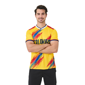 <span class=keywords><strong>Camiseta</strong></span> <span class=keywords><strong>de</strong></span> fútbol <span class=keywords><strong>de</strong></span> punto personalizada para hombre <span class=keywords><strong>de</strong></span> <span class=keywords><strong>Colombia</strong></span> Los fanáticos celebran la Copa América 2025 <span class=keywords><strong>Camiseta</strong></span> <span class=keywords><strong>de</strong></span> fútbol del equipo nacional Muestre su apoyo como regalo - Product Image 4