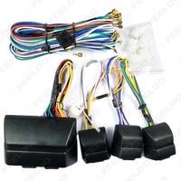 Universal para Auto 4 puertas Car Power Window 8PCS Interruptores con soporte y arnés de cables