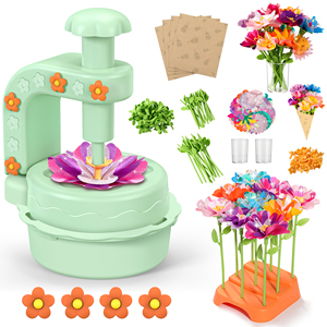Manualidades Educativas Interactivas para Niños, Ramos de Flores de Tela Hechos a Mano, Juguete de Flores Prensadas de Dibujos Animados - Product Image 2