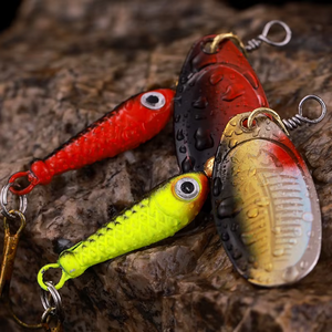Esca Artificiale a Cucchiaio per Acque Medie 9g, Esca Rigida in Metallo per Luccio, Trota, <span class=keywords><strong>Spigola</strong></span>, Salmone e Pesce Gatto - Pesca in Mare e in Barca - Product Image 2