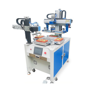 Máquina de serigrafía Haotian S-1525P4N 150x250mm semiautomática de 2 estaciones, impresora eléctrica para impresión de lotes pequeños - Product Image 4