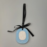Diffuseur en plâtre en gros, ornement suspendu, désodorisant pour voiture, maison, armoire, pierre aromatique parfumée, décoration intérieure, cadeau
