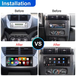 <span class=keywords><strong>Autoradio</strong></span> 1Din 6,9 pouces écran tactile Android stéréo CarPlay avec BT FM/AM/RDS Radio WiFi caméra de recul AHD - Product Image 5