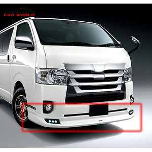 Kit carrosserie avant LED pour Hiace 200 Series 2014-2018 en plastique ABS noir, état neuf - Product Image 3