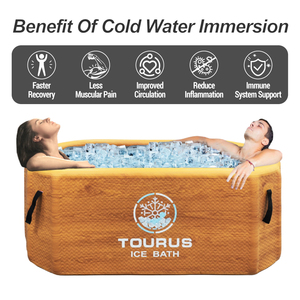 TOURUS Dropshipping OEM Cheap Price High Quality Recovery Inflatable <strong>Ice</strong> <strong>Bath</strong> With Chiller Cold Plunge