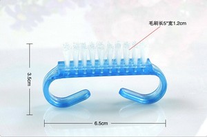 7X3.5CM Poignée <span class=keywords><strong>Pinceaux</strong></span> Ongles Frotter À La Main Brosse De Nettoyage 50 pcs/<span class=keywords><strong>lot</strong></span> Couleur Aléatoire En Gros Brosse À Ongles - Product Image 4