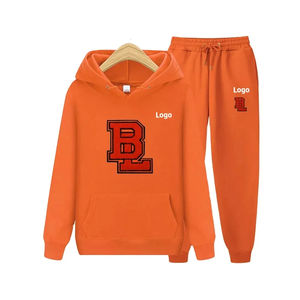 Conjunto de chándales con cremallera para hombre, ropa deportiva, dos piezas, informal, nuevo Otoño, chándal bordado de chenilla para hombre - Product Image 1