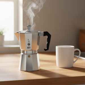 Cafetière expresso Karl Krger 6 tasses en acier inoxydable, cafetière moka, cafetière à poser sur le poêle - Product Image 3