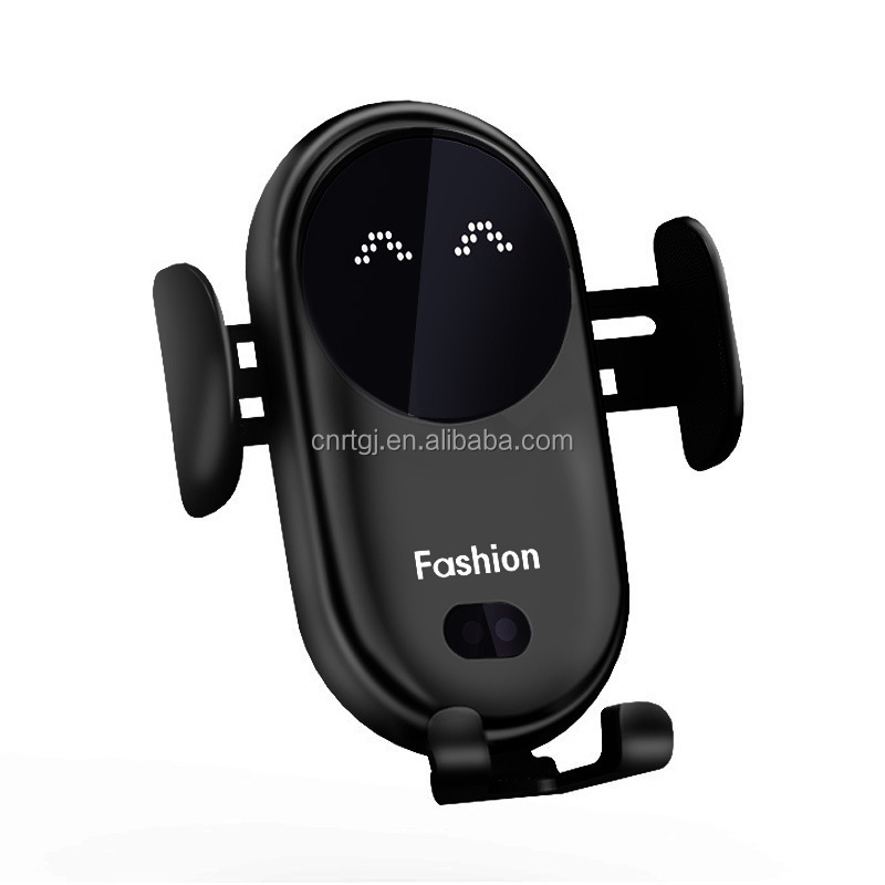 DIXSG S11 15W Wireless Car Charger with Infrared Sensor | Automatic Car Phone Holder
